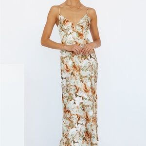 hello molly sage dress floral